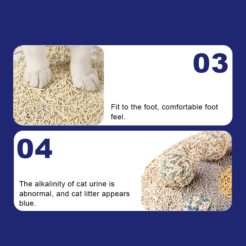 Oem Odm Customizable High Absorption Non Clumping Mixed Cat Litter Ph Testing Safe For Pets