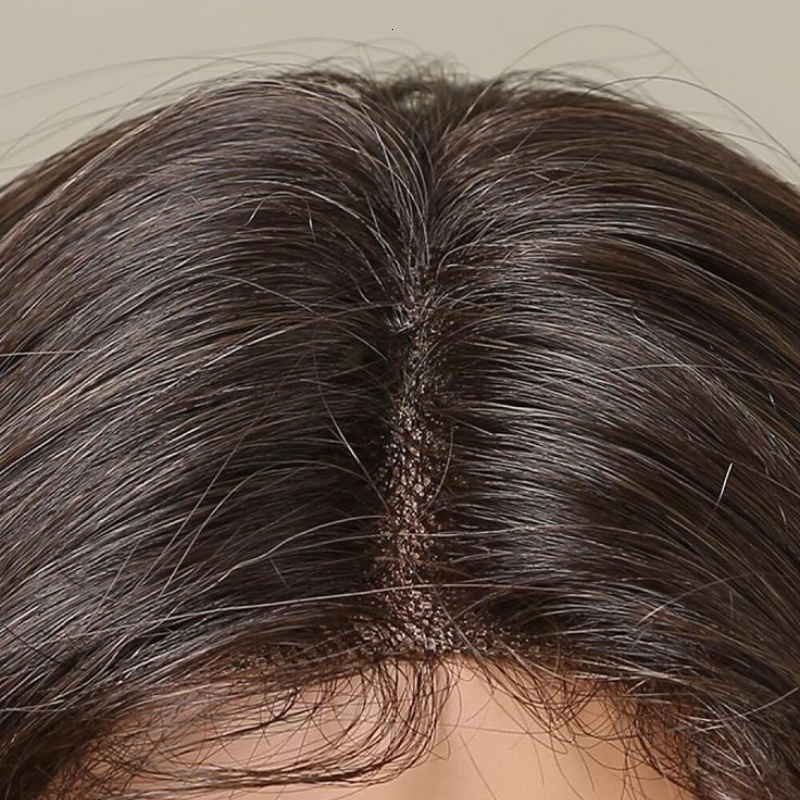5X5 Silk Base Soft Top Brown Wave 30Inch Glueless Je Human Wig With Baby HD Lace European Hair Preplucked