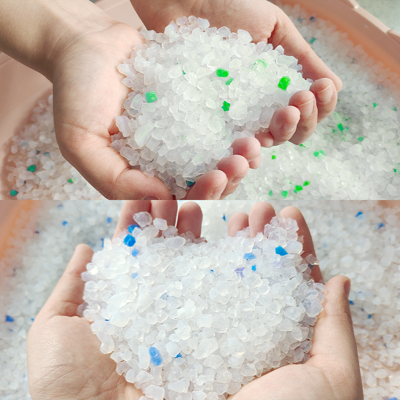 New BSCI Cat Litter Wholesale Factory OEM Dust-Free Deodorization Premium Silica Gel Cat Litter