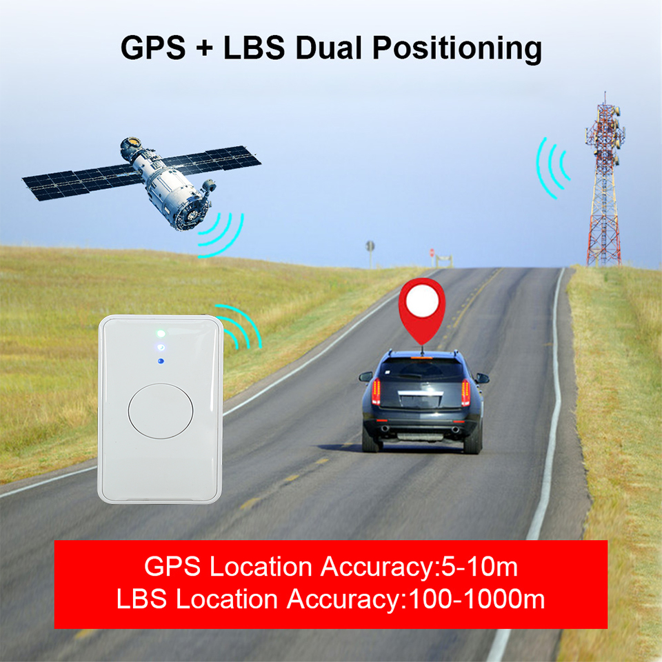 Global 4G Worldwide GPS+LBS Positioning Real-time Tracking Waterproof IP68 Pet GPS Tracker with Free Web Tracking Software