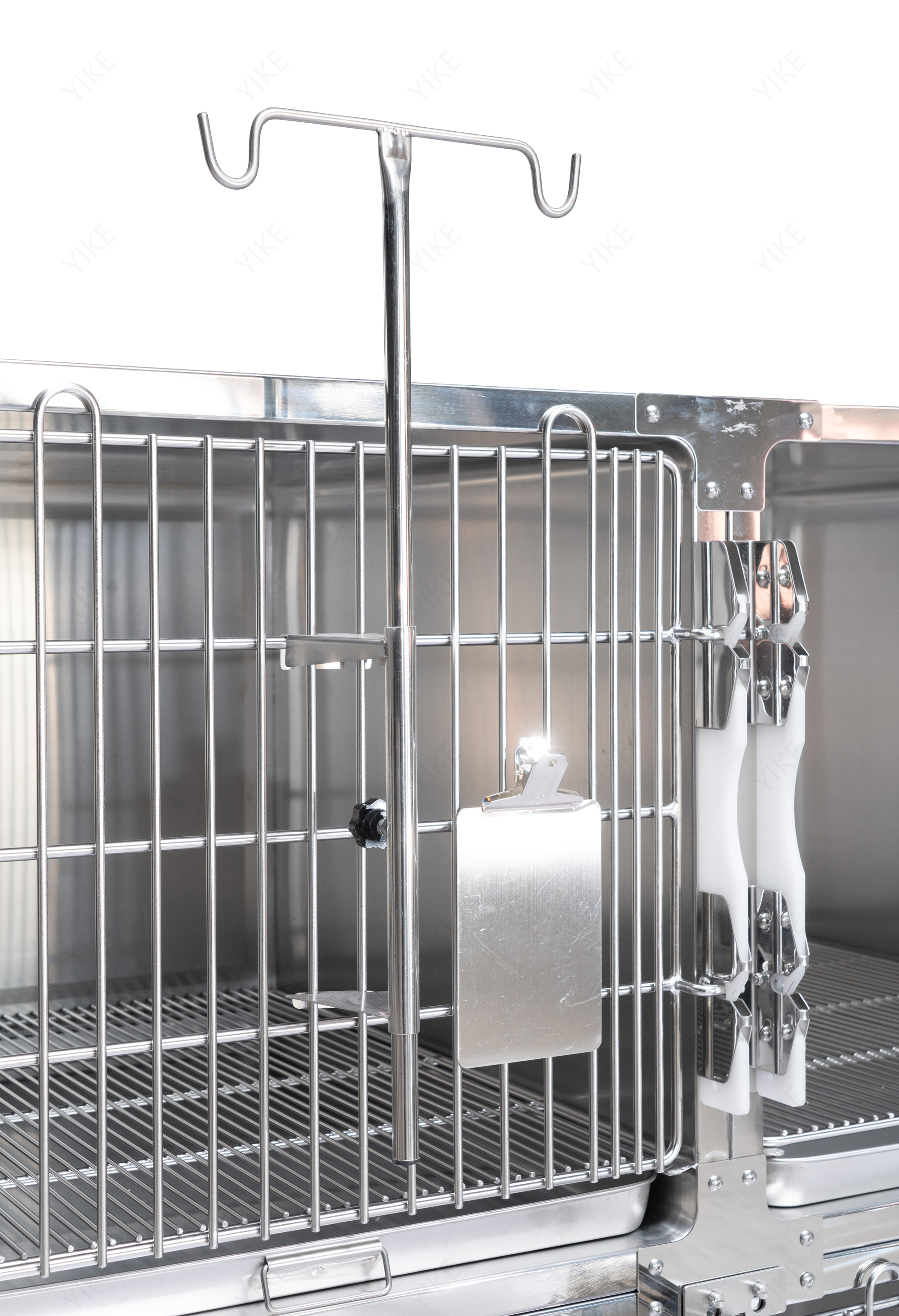 YIKE Professional Pets Hospital Veterinary Cages Stainless Steel Modular Crates Dog Cage