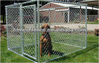 Factory Hot sale outdoor cheap hot welding heavy duty dog crate& Galvanized Steel Dog Kennels Cages
