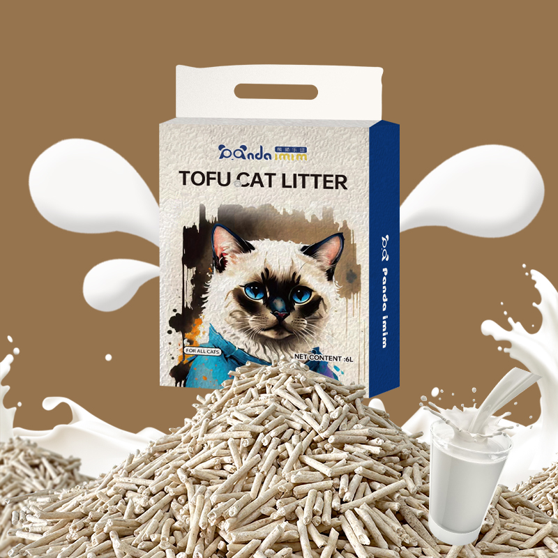 Factory Oem/ODM Strong Clumping Cat Litter Dissolve in water arena para gatos al por mayor Best Clean Tofu Cat Litter