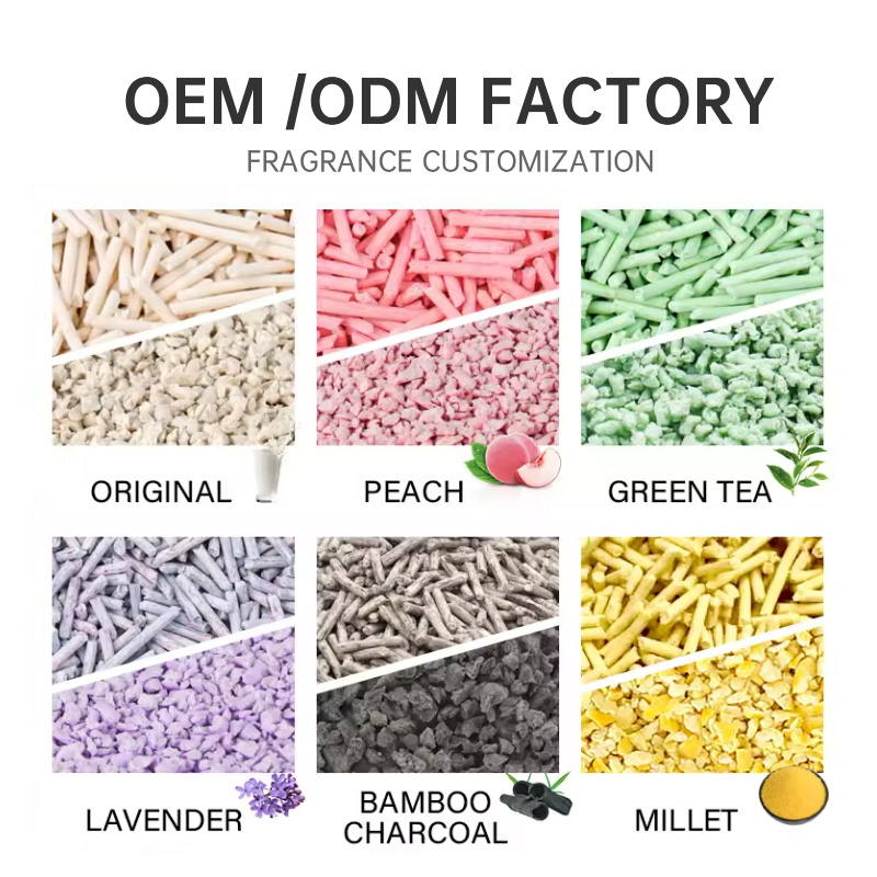 Free Samples Bulk Tofu Cat Litter Wholesale Active Carbon Cat Litter Factory