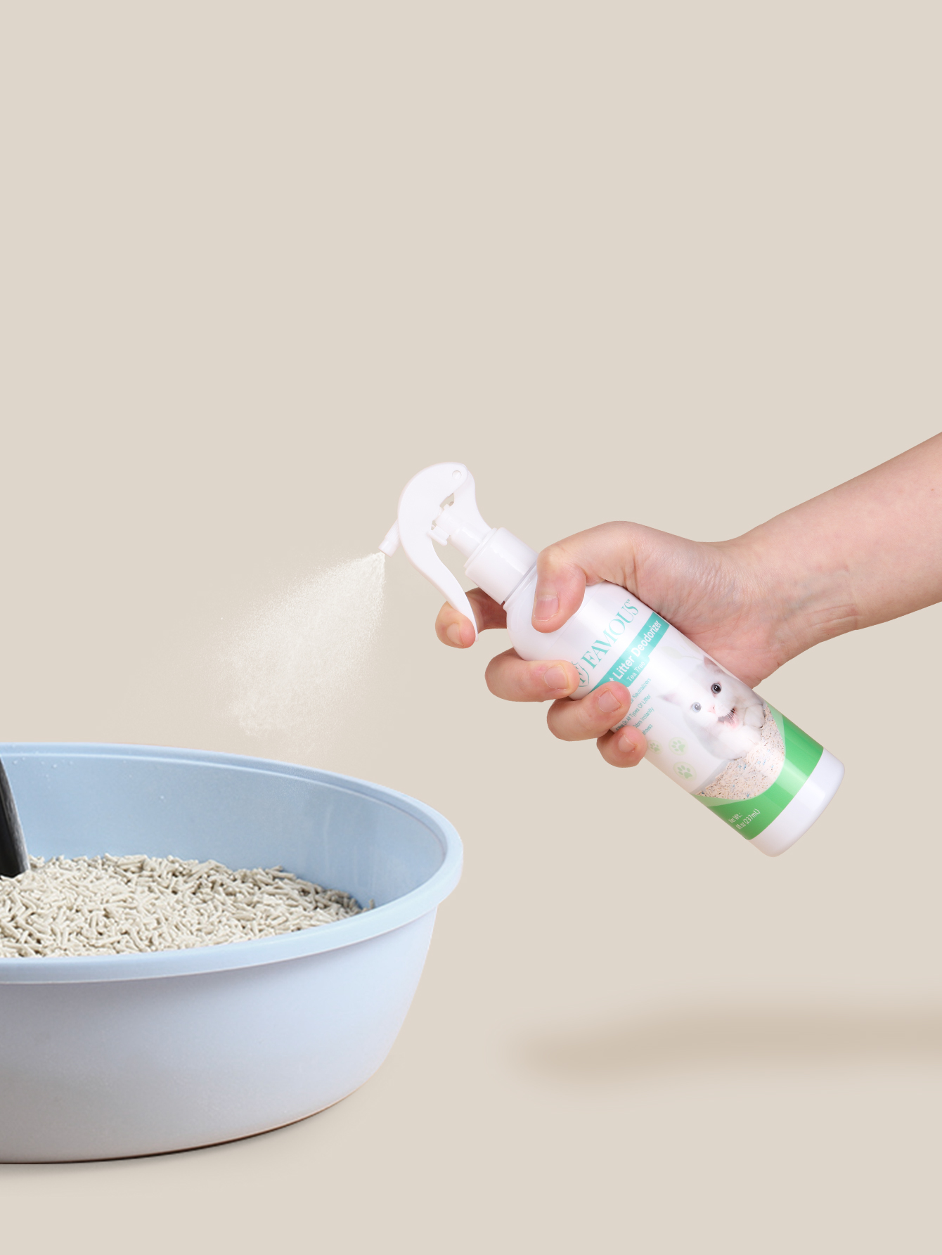 Cat Litter Fragrance Spray For Cat Litter Box Eliminate Cat Litter Smell, Potty Pad Smell & Pet Odor Smell