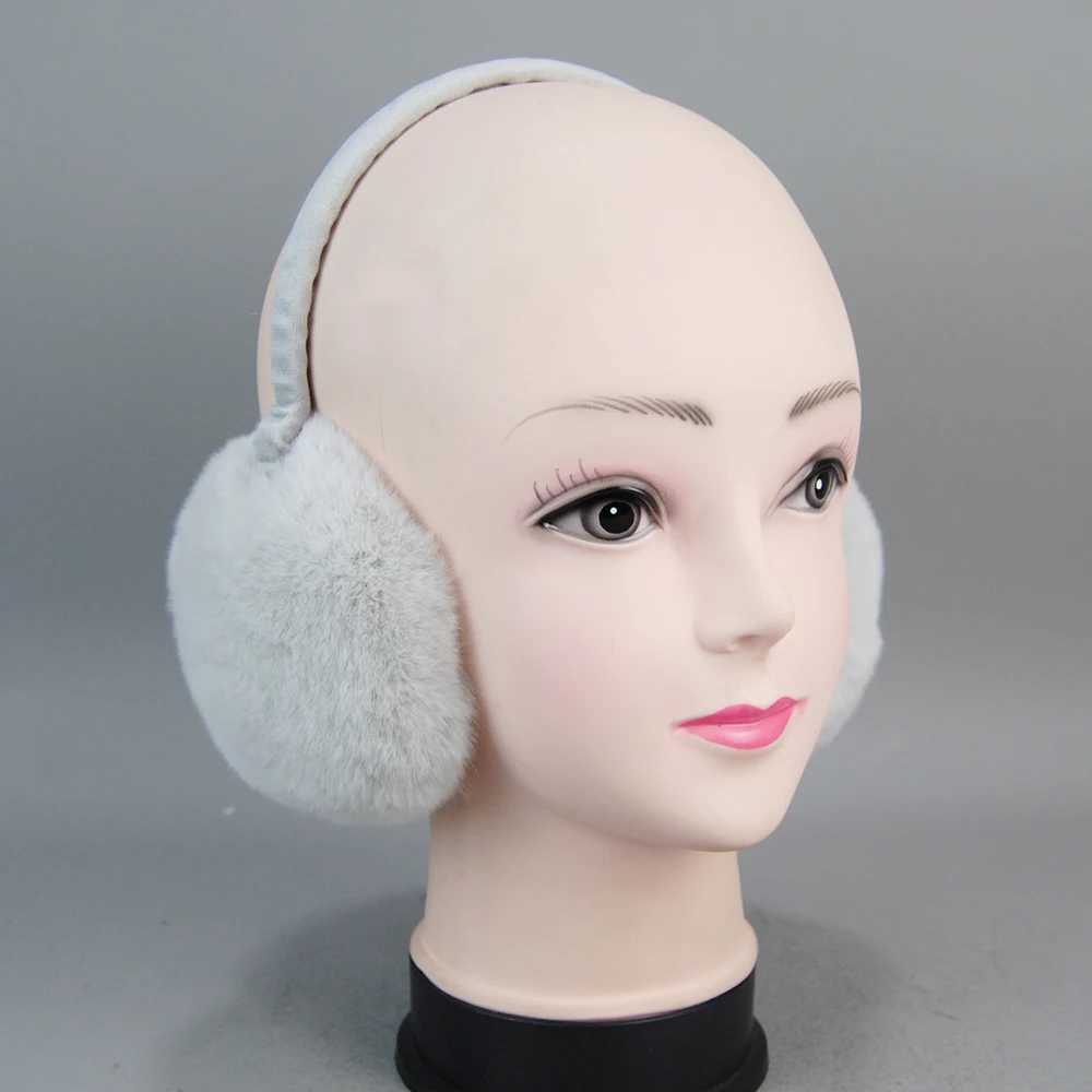 2024 New Womens Winter High Quality Genuine Rex Rabbit Fur Earrings Rex Rabbit Fur Earrings Cute Girl Genuine Rex Rabbit Fur Earrings W241126