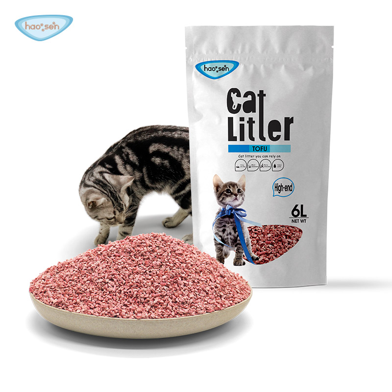 Flushable Super Odor Control Crushed Shape Tofu Cat Litter Sand