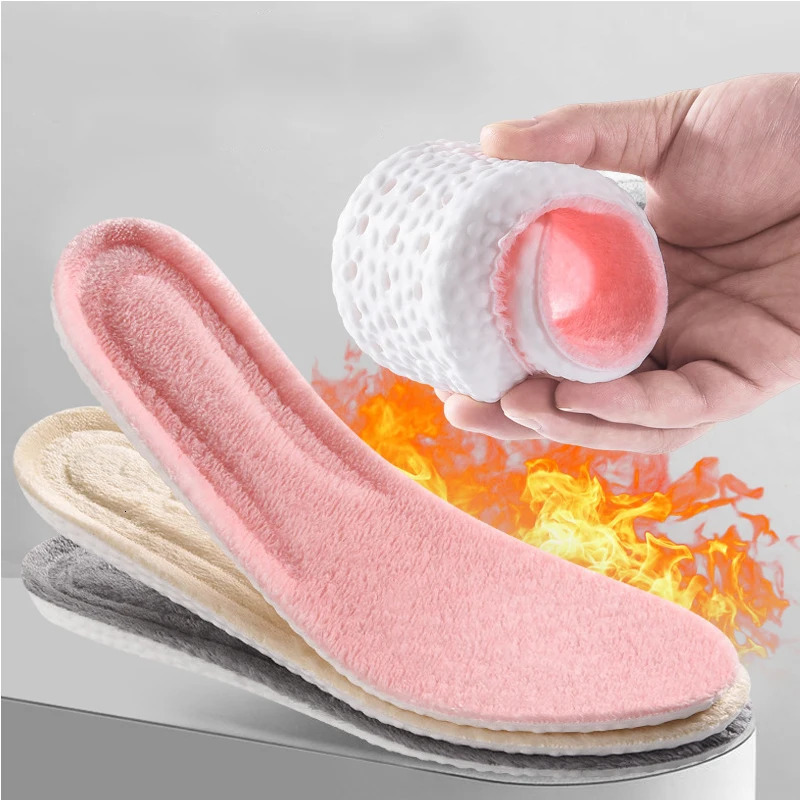 Mens womens thick wool padding winter plush shoe padding snow boot padding thermal pad thermal pad 241126