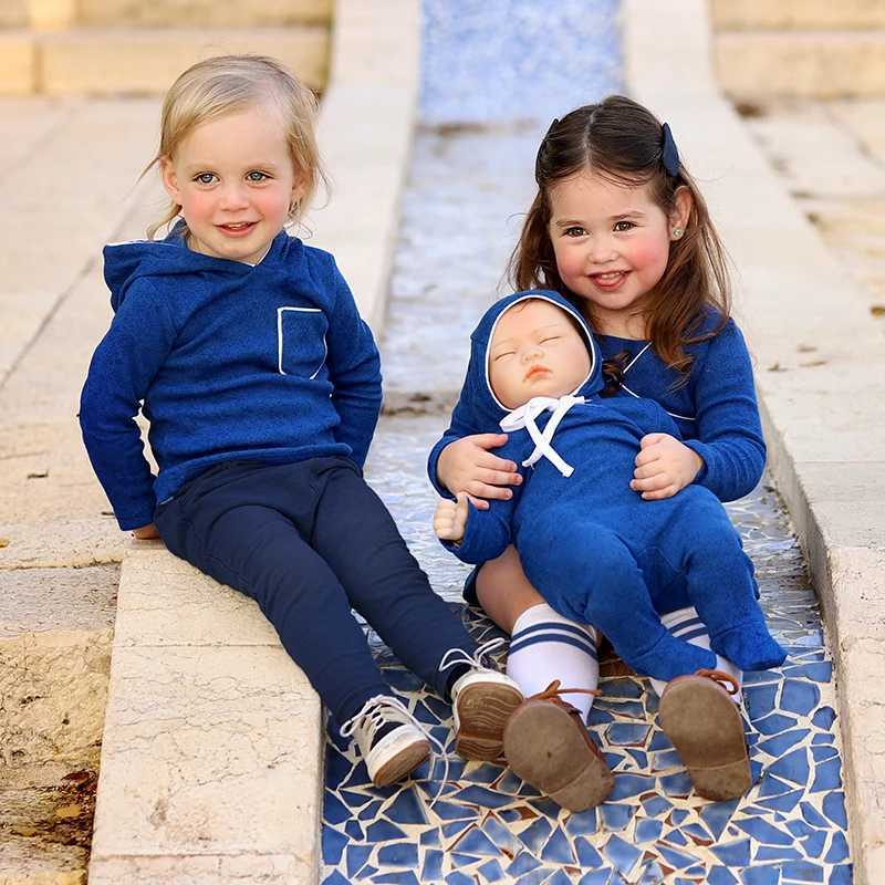 Clothing Sets Baby top pants new fall autumn winter ribbed cotton outfit family matching clothes boy girls clothing long sleeve shirt/pant H241126