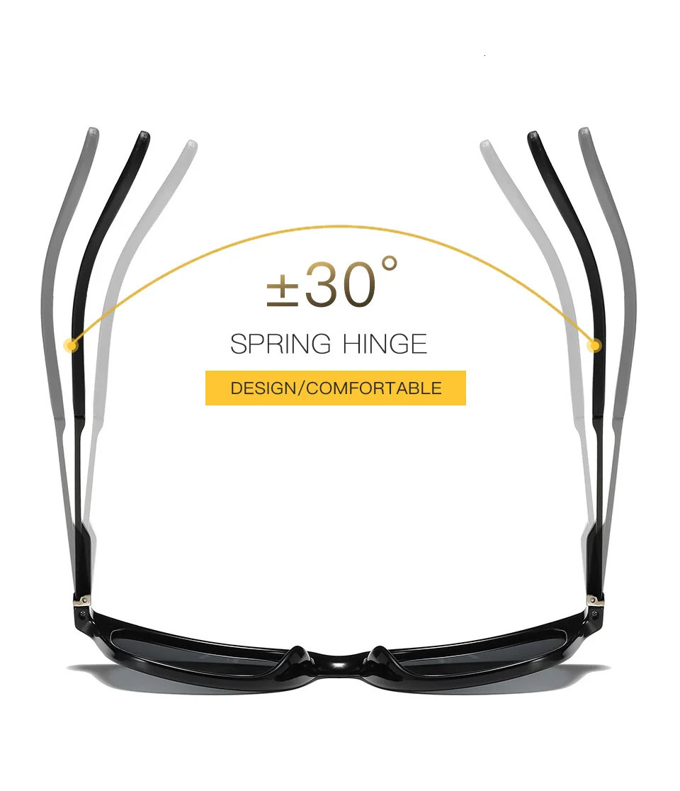 KDEAM Pochromic and Polarized Sunglasses Men Navigational Aluminum Magnesium Frame Mens Glasses UV400 Night Vision Goggles 240425