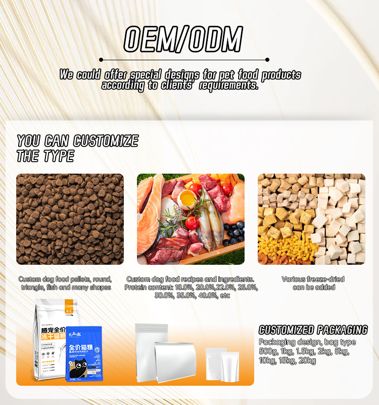 Complete Pet Food for Cats Includes Dry and Wet Forms OEM ODM