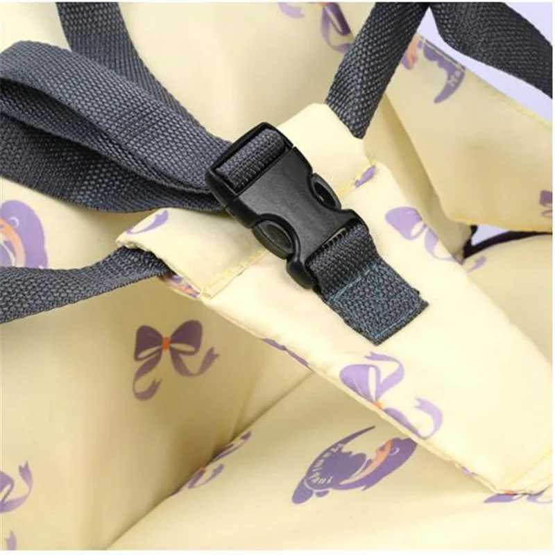 Portable Baby Dining Chair Bag Foldable Infant Travel Booster Seat Momy Bag Child Safety Belt Feeding High Chair Bag Organizer