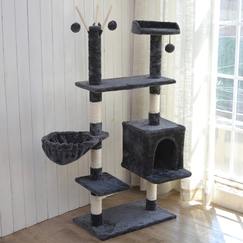 sisal board scratcher post pet toy of cat tree bed cat condo tree 128