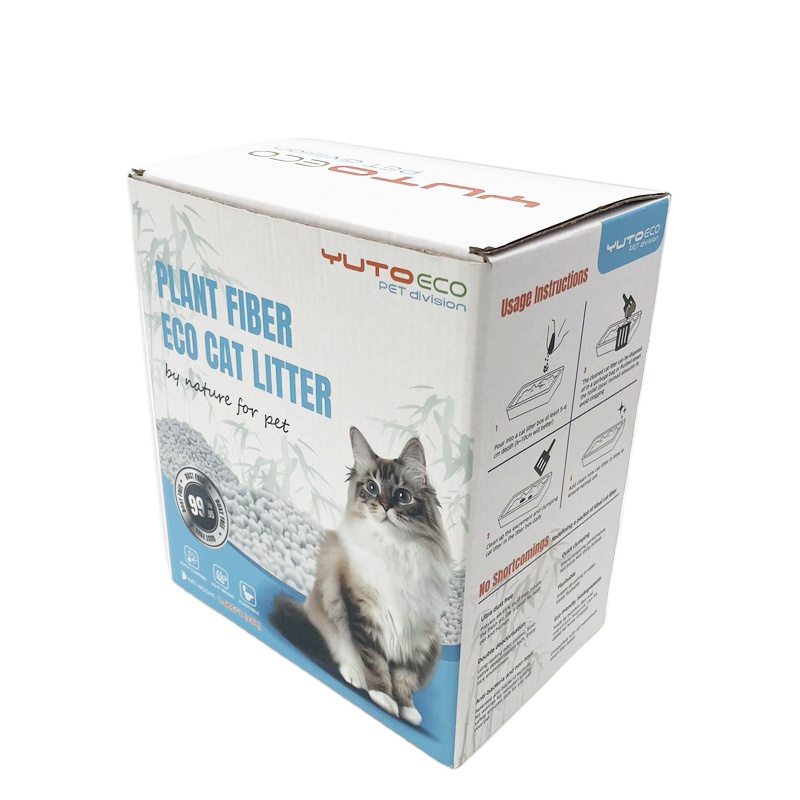 Manufacturers Wholesale Price Natural Caked Natural Material Cat Litter Hot Sale Of Degradable Natural Cat Litter