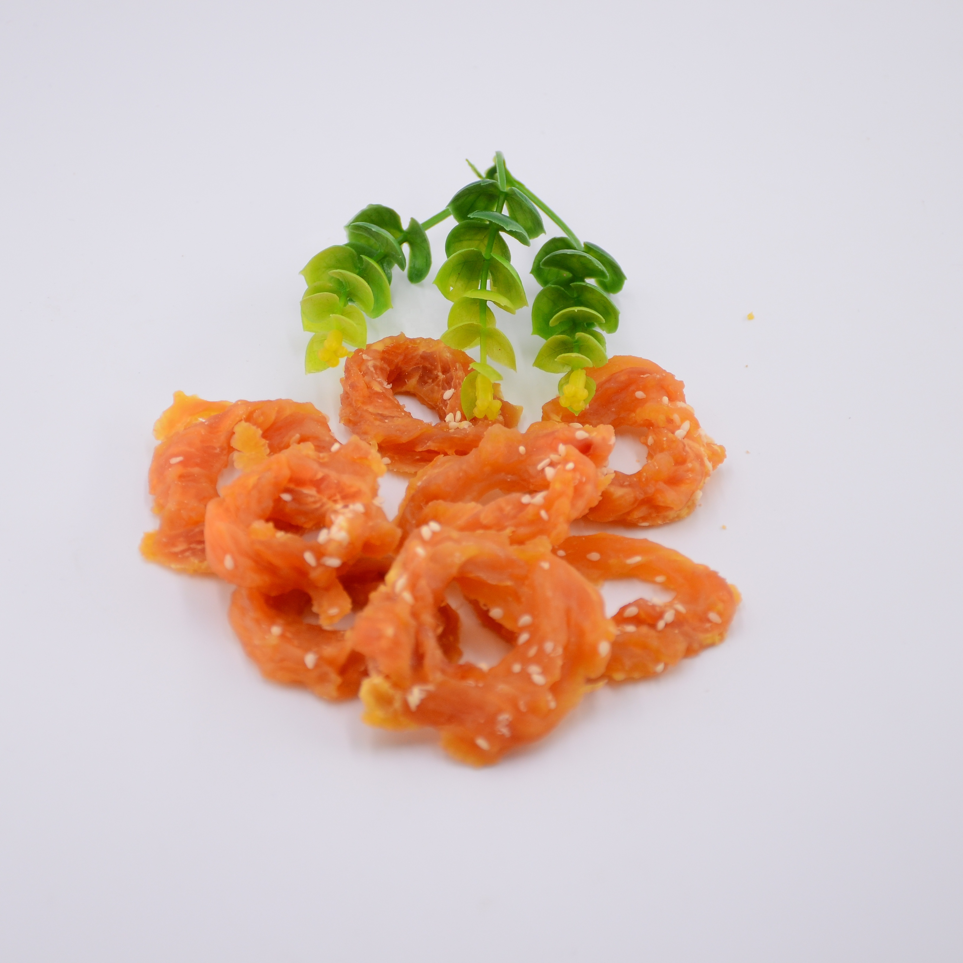 factory directly wholesale duck wrap salmon ring pet food high quality chicken wrap fish ring pet Treats natural dog snacks