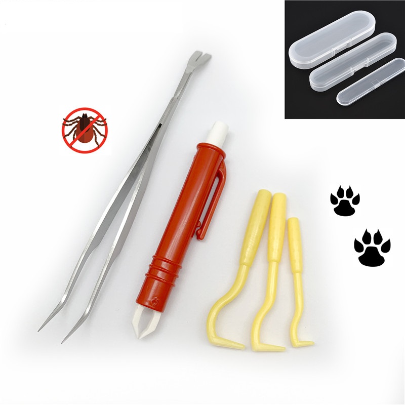 Tick Removal Tool for Pets and Humans Removes Entire Head & Body Pain-Free Ticks Remover