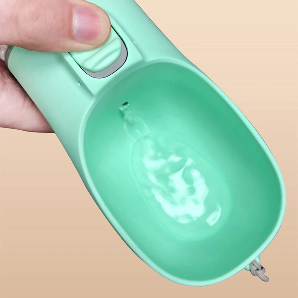 380ml Dog Travel Drinking Cup Safe Portable Plastic Drinking Cup for Dog Water Leak Proof Washable Durable Outdoor Dog Products