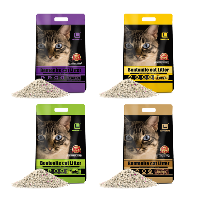 China factory wholesale price Bentonite clay cat litter sand strong clumping dust free Odor Control Best Clean ball shape sand