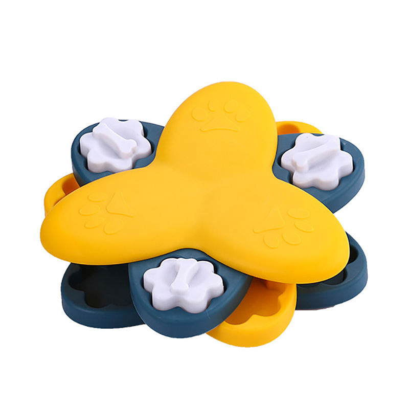 Slow Turntable Pet Puzzle Feeder Educational Intelligent Dog Puzzle Toy Dog Accessories