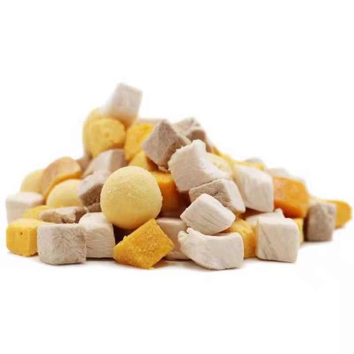 OEM Freeze dried food natural pet food freeze dried chicken/ beef/duck meat pet food