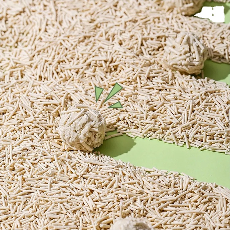 Professional Tofu Cat Litter Good Clumping Ability Cat Llitter Deodorization Cat Litter for wholesales