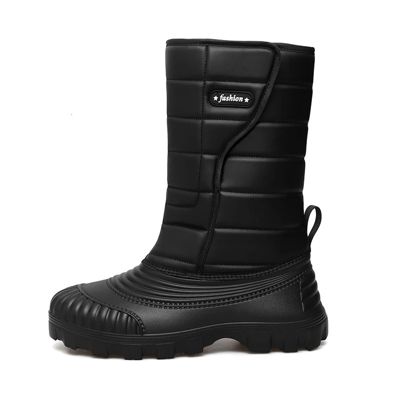 Mens warm winter boots waterproof outdoor fishing and hunting boots mens snow boots 241126
