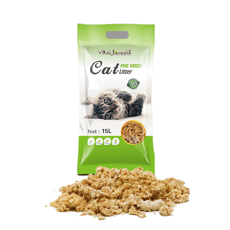100% Natural Light Weight Pine Wood Cat Litter
