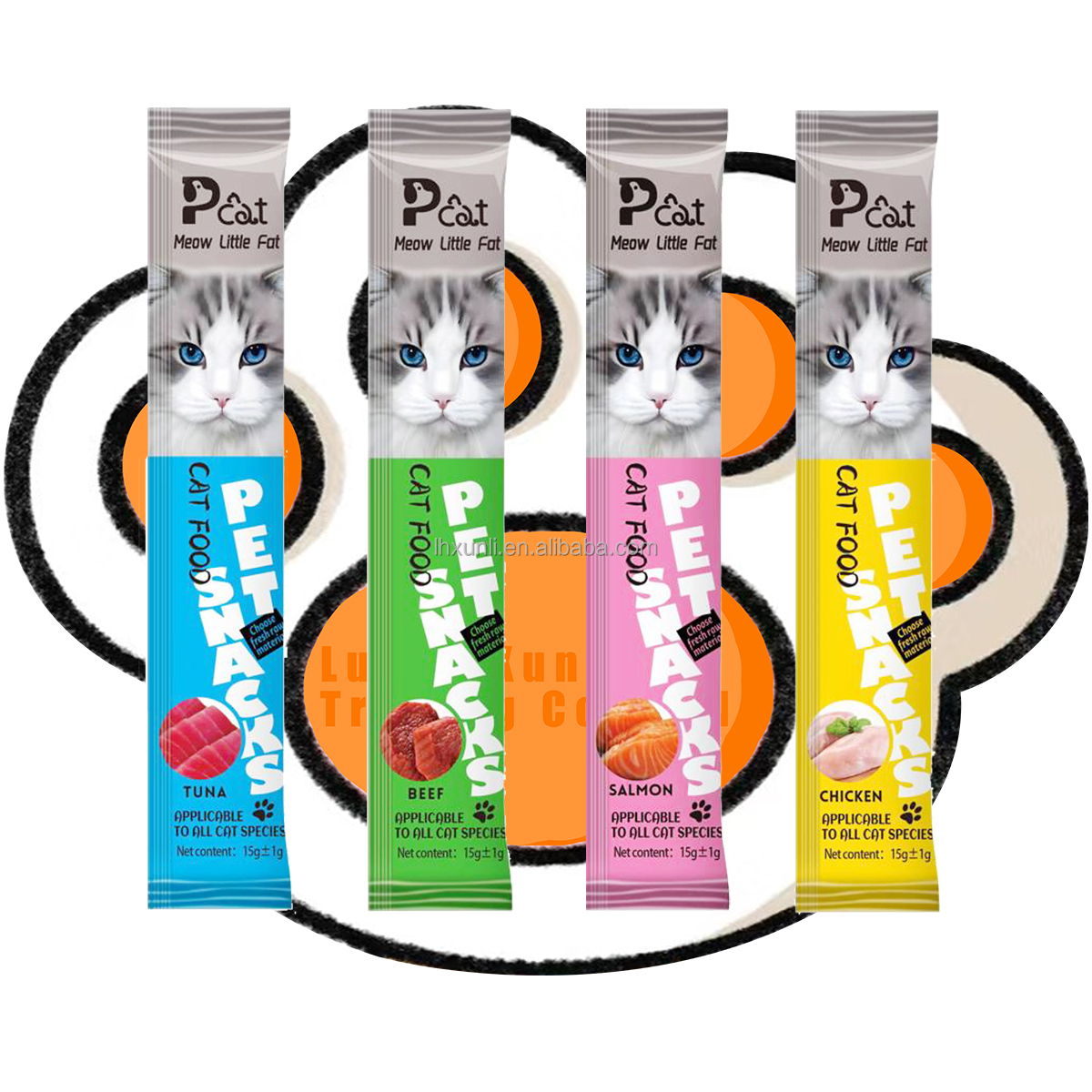 Pet products suppliers Factory Hot Selling Multiple Flavors Pet Dog And Cat Snacks Wet Cat Food