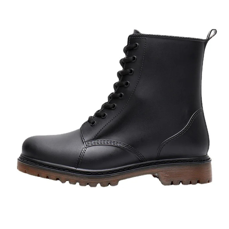 Comemore Womens Autumn Ankle Waterproof Boots Waterproof Girls Rain Boots Womens Shoes Plastic Galohes Gumbots Rain Boots 241126