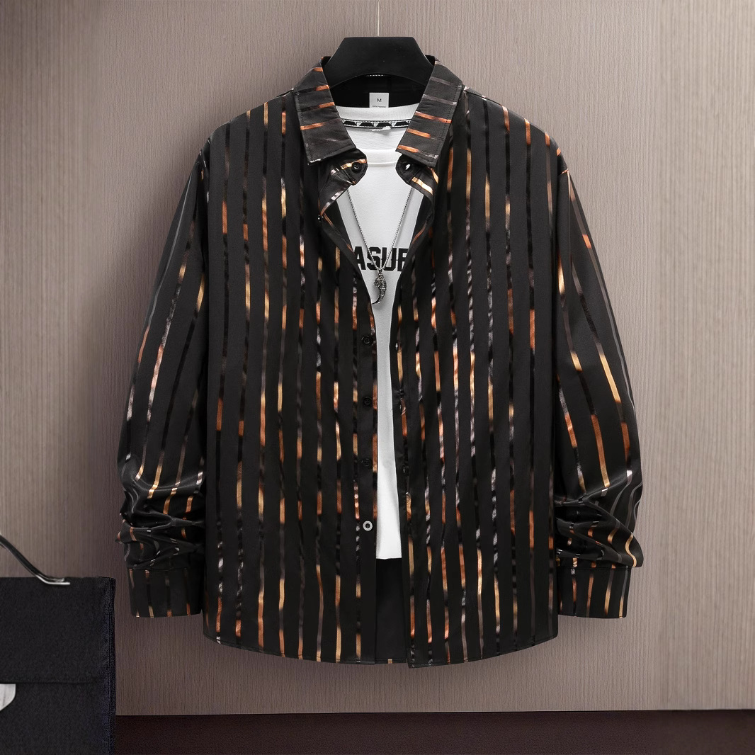 High Quality Men's Business Formal Dress shirt for Men Male Formal Office Dress Button Up Shirt Men Clothes Designer Blouse Long Sleeve Camisas P