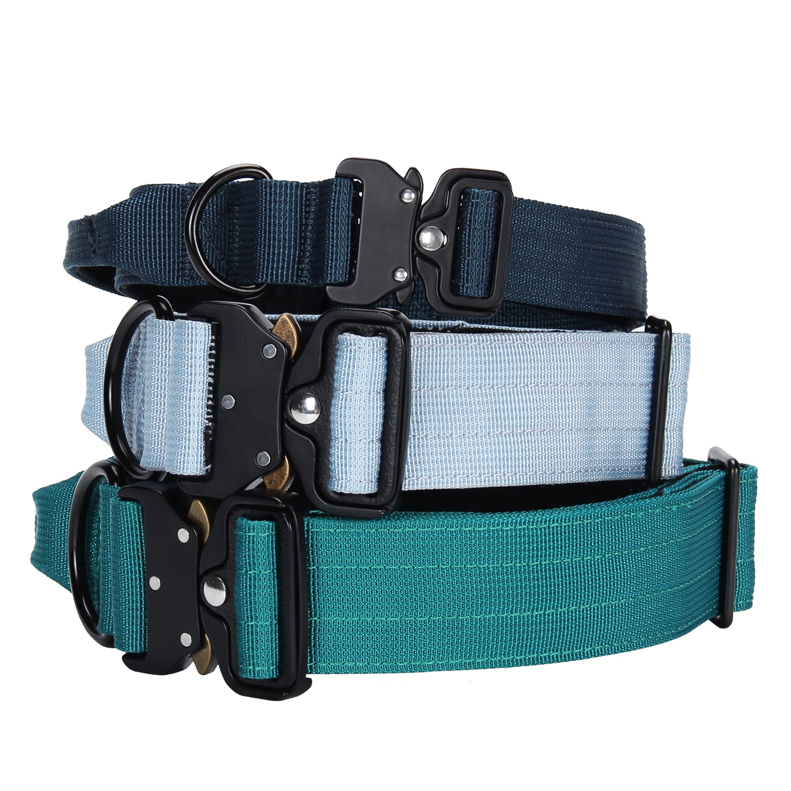Wholesale Cute Adjustable Buckle Collar with Pet Harness Cute Pet Accessories Print Tactical Dog Collar