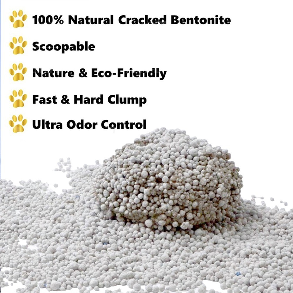 Best Selling Customizable Wholesale Discounts Dust Free Strong Odor Lock Safe for Pets Bentonite Cat Litter