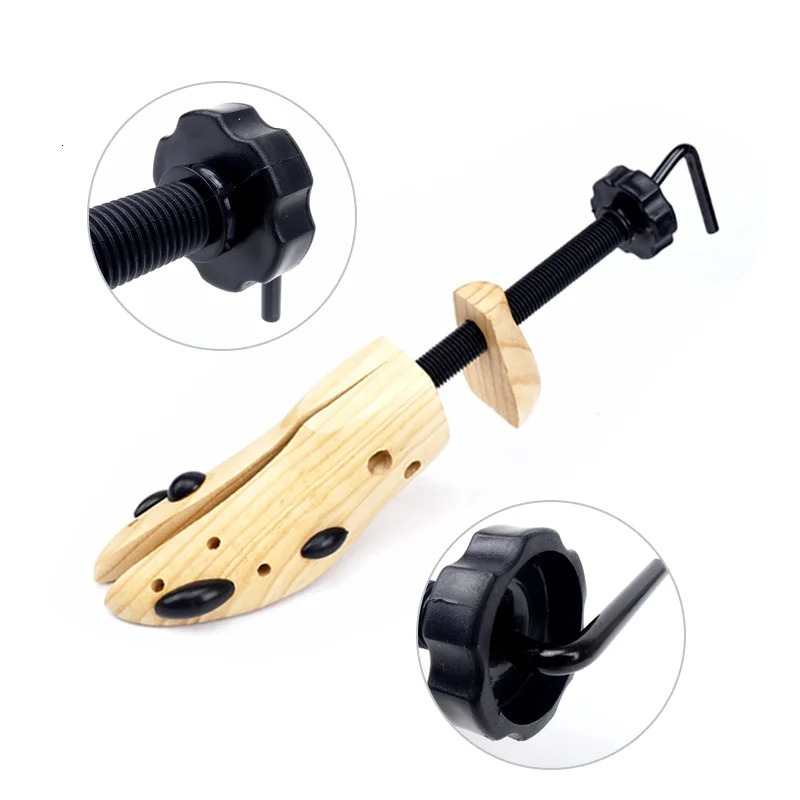 1 stretch wooden shoe tree frame wooden adjustable flat pump shoe extender tree size S/M/L 241126