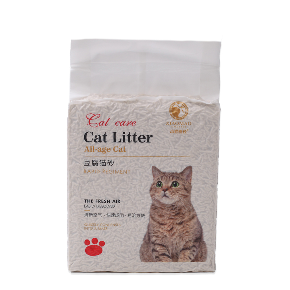 Factory direct sale high quality tofu cat litter with low dust pellet cat litter suppliers tofu cat