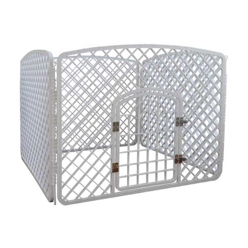 Custom large dog size high quality safe material portable folding pet puppy playpen baby dog play fence