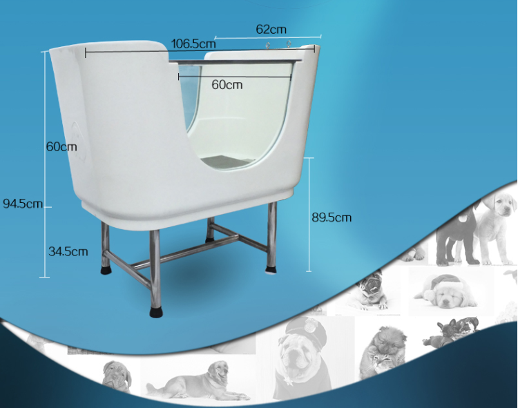 Pet Hospital Grooming Bathtub Stainless Steel Pet Spa Bathtub pet dog grooming table manual grooming table