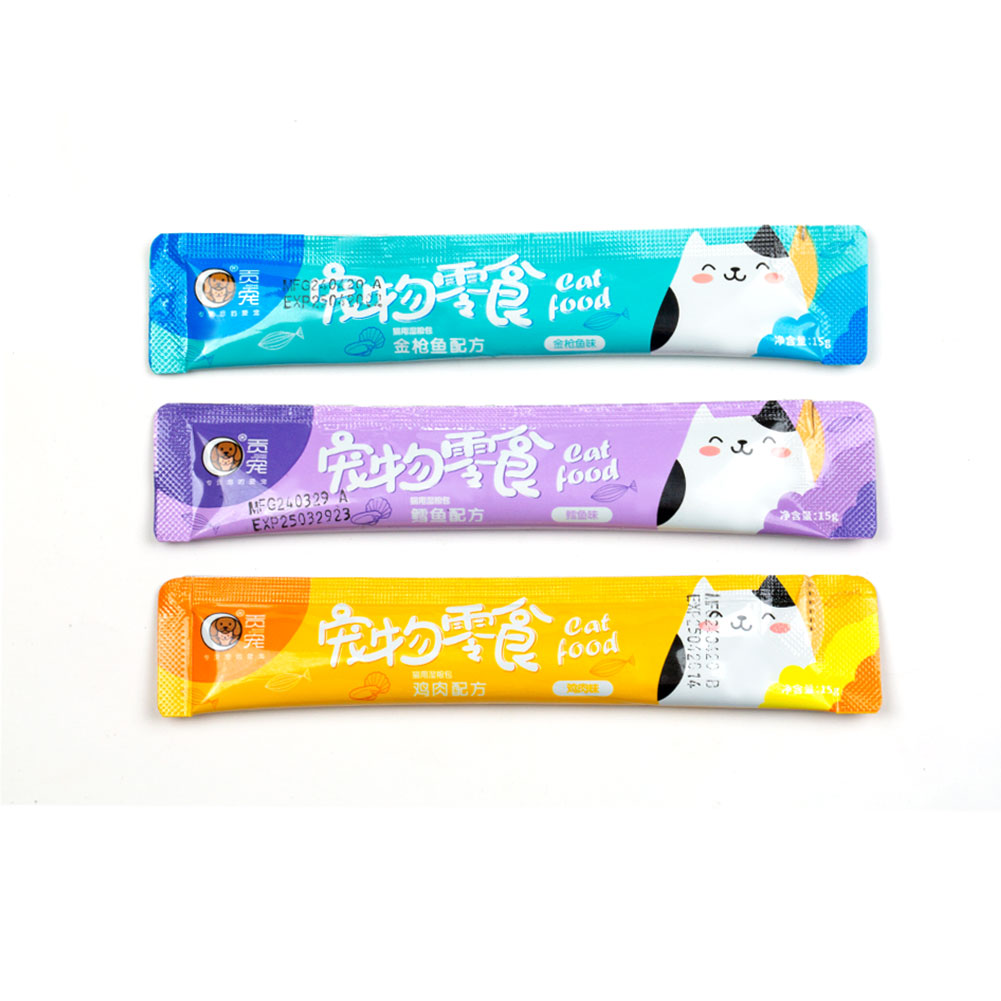 Factory Custom Creamy Puree Cat Food Salmon Cat Treats High Protein Salmon Flavor Cat Food