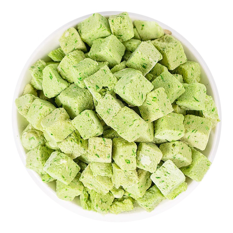 Hairball Removal Cat Treats Freeze Dried Chicken Cube Mixed Vegetables Cat Grass Granules Treats