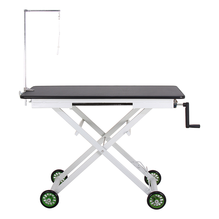 Veterinarian dog grooming mobile foldable and adjustable pet grooming table Veterinary Working Table vet pet grooming Beauty Bed