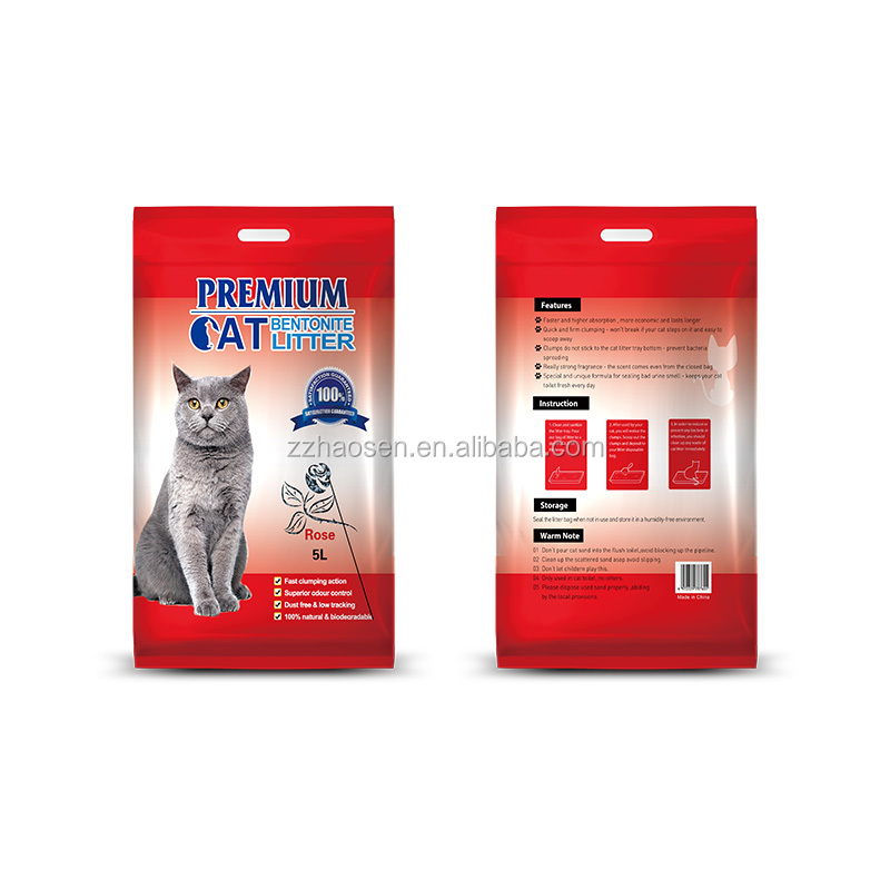 High Quality Oem Clumping 5L No Dust Cat Litter Sand Bentonite
