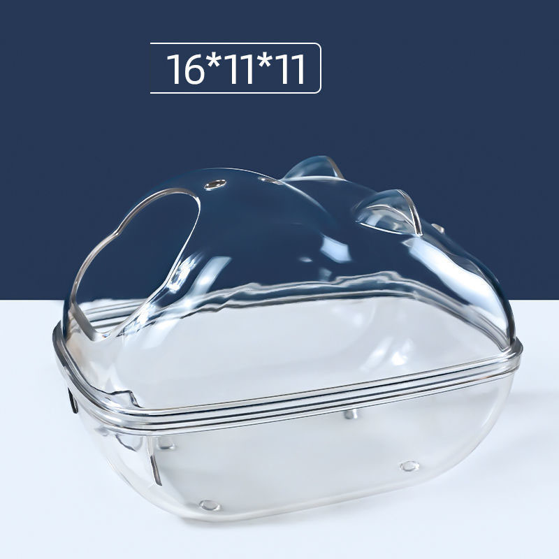 Wholesale Splash-Proof Pet Sand Bath Container Large Hamster Toilet Hamster Bathroom Toilet For Small Animals