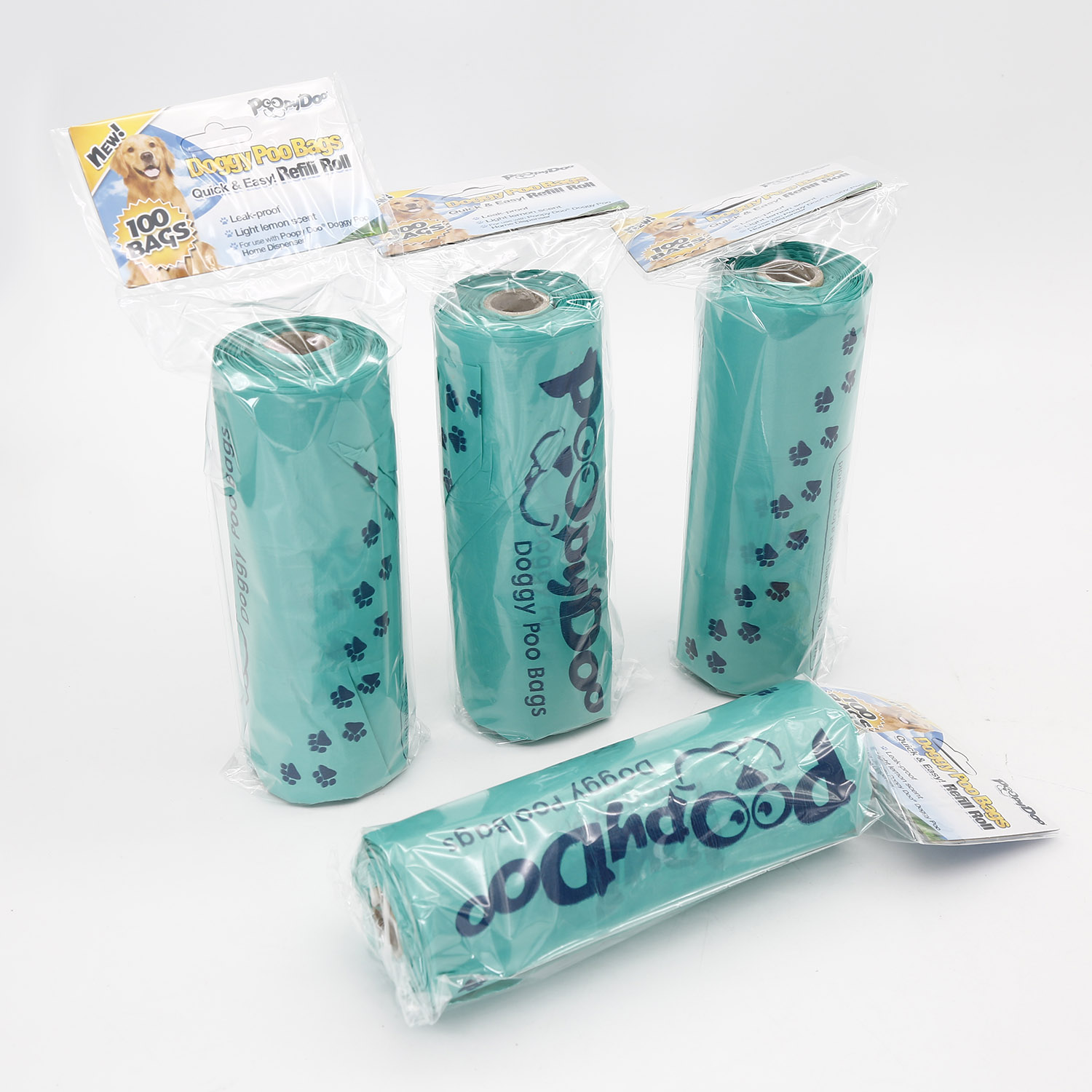 Wholesale Custom Printed Pet Biodegradable Poop Dog Shit Waste Bags