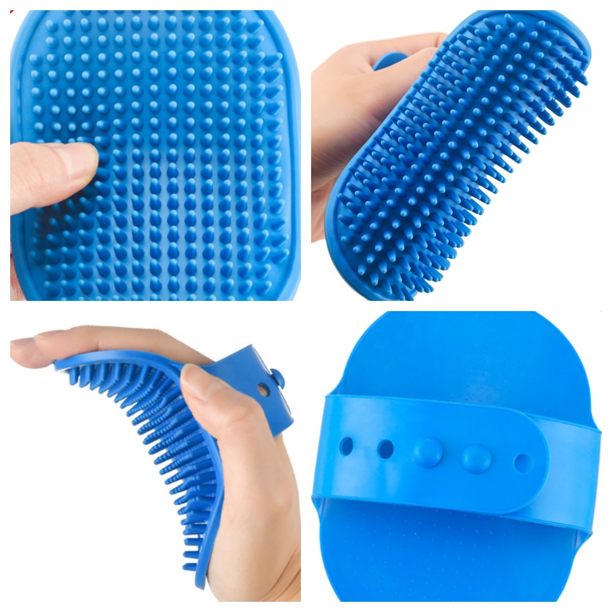 OF New Design Pet Grooming Palm Brush Hair Fur Grooming Massaging Brush For Dog