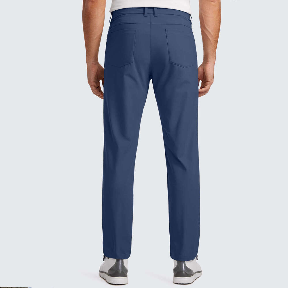 CRZ YOGA Men's All Day Comfy Golf With 5-Pocket - 34'' Quick Dry Lightweight Casual Work Stretch Pants