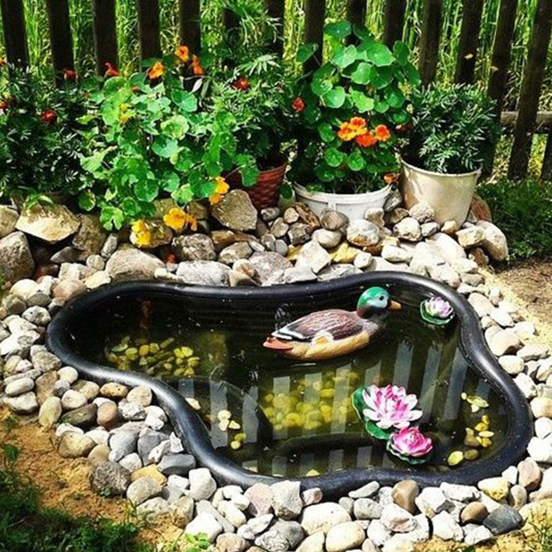 modern simple outdoor backyard fiberglass curved water ponds fountain tubs design fish stock pond manufacturer