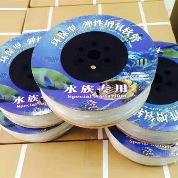 Wholesale aquarium accessories quality 4*6mm pvc air hose hardcover 100m silicone air pump pipe aquarium bubble stone hose