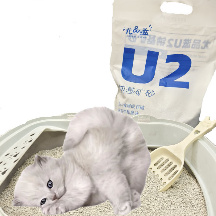Fast trade high quality ultra absorption low tracking long lasting fresh high quality sodium-based mining cat litter