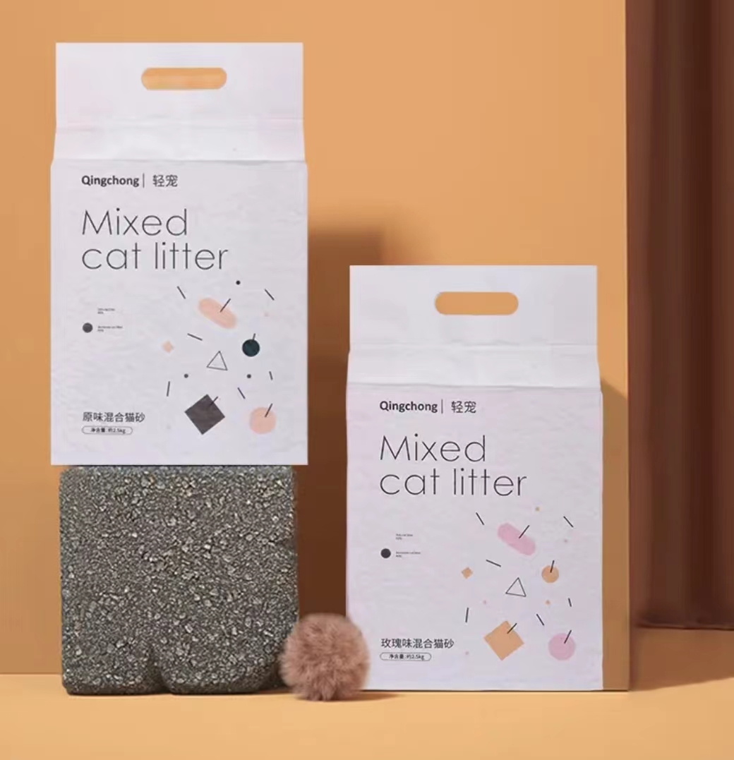 Factory Hot Clumping Cat Sand Strong Agglomeration And Deodorization Ball shape Deodorizer Beads Bentonite Tofu Cat Litter