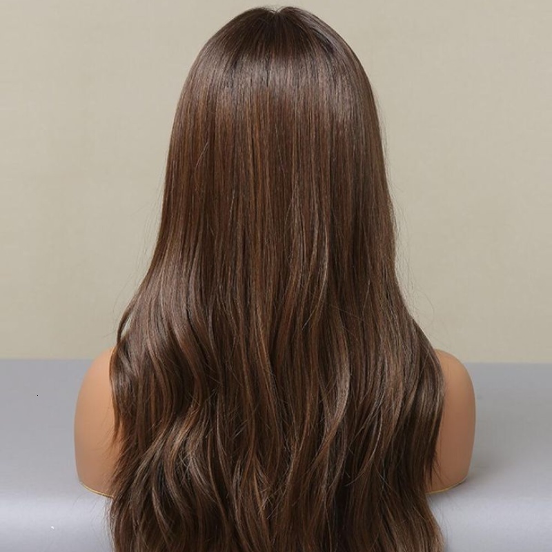 5X5 Silk Base Soft Top Brown Wave 30Inch Glueless Je Human Wig With Baby HD Lace European Hair Preplucked
