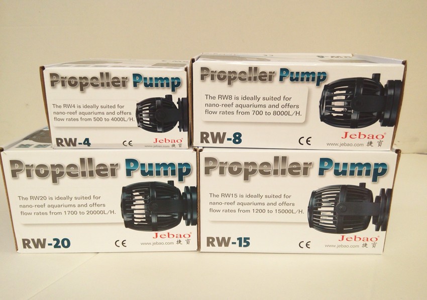 RW-15 Aquarium Fish Tank Jebao Wireless Wave Maker Pump with Max Flow 13000L/h